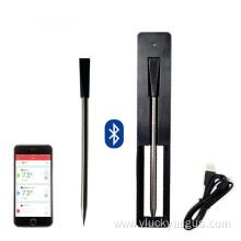Wireless blue tooth grill bbq meat thermometer
